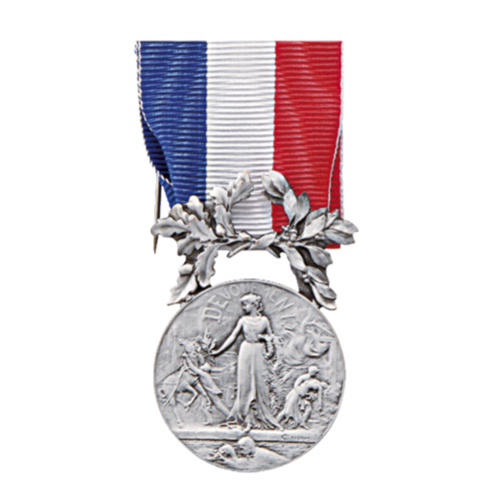 Médaille d’honneur pour actes de courage et de dévouement - Argent 2ème Classe