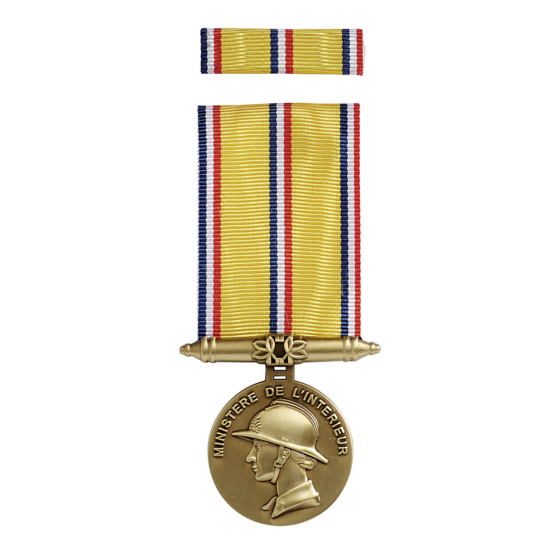 Médaille d’Ancienneté Pompiers - 10 ans