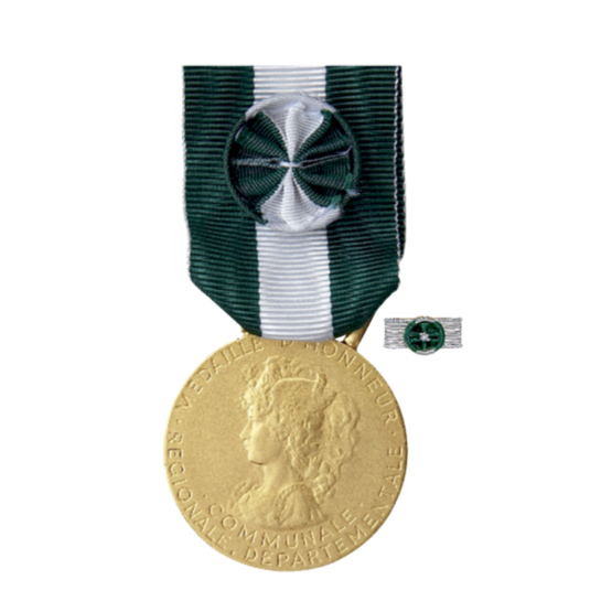 Médaille d’Honneur Régionale Départementale et Communale - 35 ans Or
