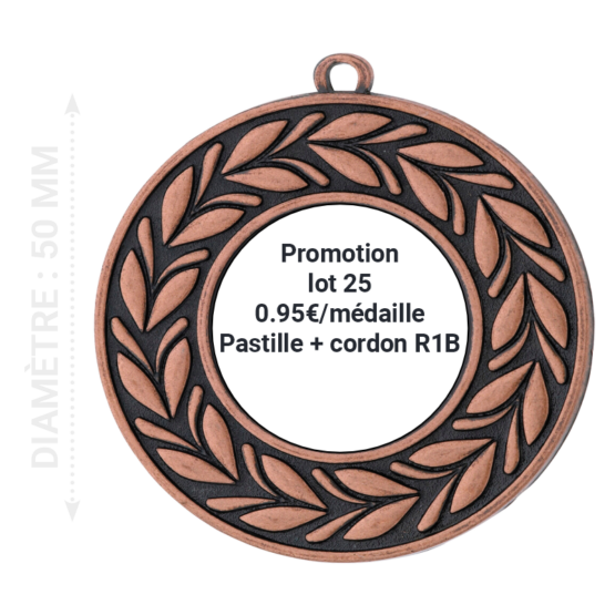 Médaille Bronze 50 mm