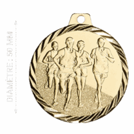 Médaille frappée fer Cross 50mm Or Ref.NZ17R
