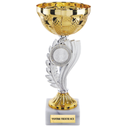 Coupe économique or/argent H.22 21 19 18 17 cm Ref.CP5393