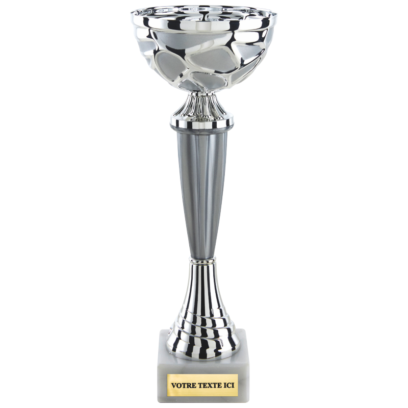 Coupe économique argent/gris(e) H.27 25 22 cm Ref.CP5395