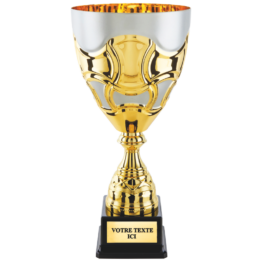 Coupe classique or/argent mat H.38 34 31 cm Ref.CP5405