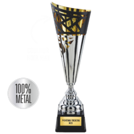 Coupe prestige argent/or noir(e) H.58 55 49 cm Ref.CP5412