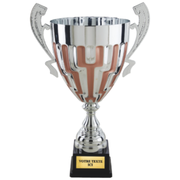 Coupe prestige argent/bronze H. 54 cm Ref.CP5413