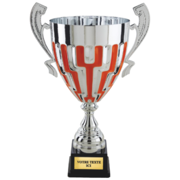 Coupe prestige argent/orange H. 54 cm Ref.CP5415