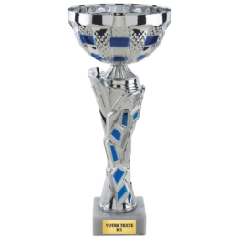 Coupe classique argent/bleu(e) H.36 31 28 cm Ref.CP5417