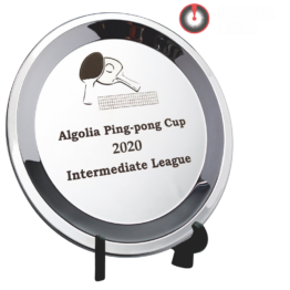 Assiette métal diam. 25 20 17 cm Ref.PX5094