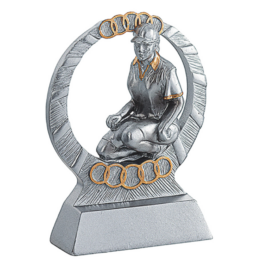 Trophée résine pétanque femme 11 cm Ref.RS2532