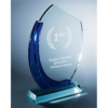 Trophée verre épaisseur 10+10mm H.23 20 17 cm