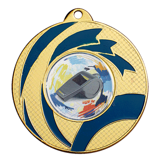 Médaille fer 50mm bleu Ref.M525 - Or
