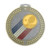 Médaille laiton bleu/blanc/rouge 70mm Ref.M700 - Argent