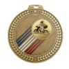 Médaille laiton bleu/blanc/rouge 70mm Ref.M700 - Bronze