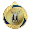Médaille fer 70mm bleu Ref.M717 - Or
