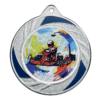 Médaille fer 70mm bleu Ref.M717 - Argent