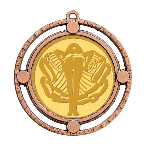 Médaille zamak 70mm Ref.M762 - Bronze