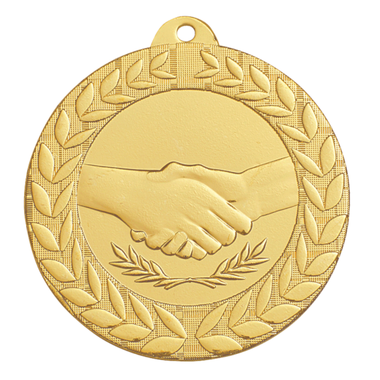 Médaille frappée fer fair play or 50mm Ref.MF82R