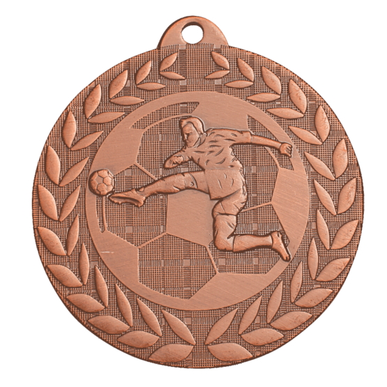 Médaille frappée fer football 50mm Ref.MF84 - Bronze